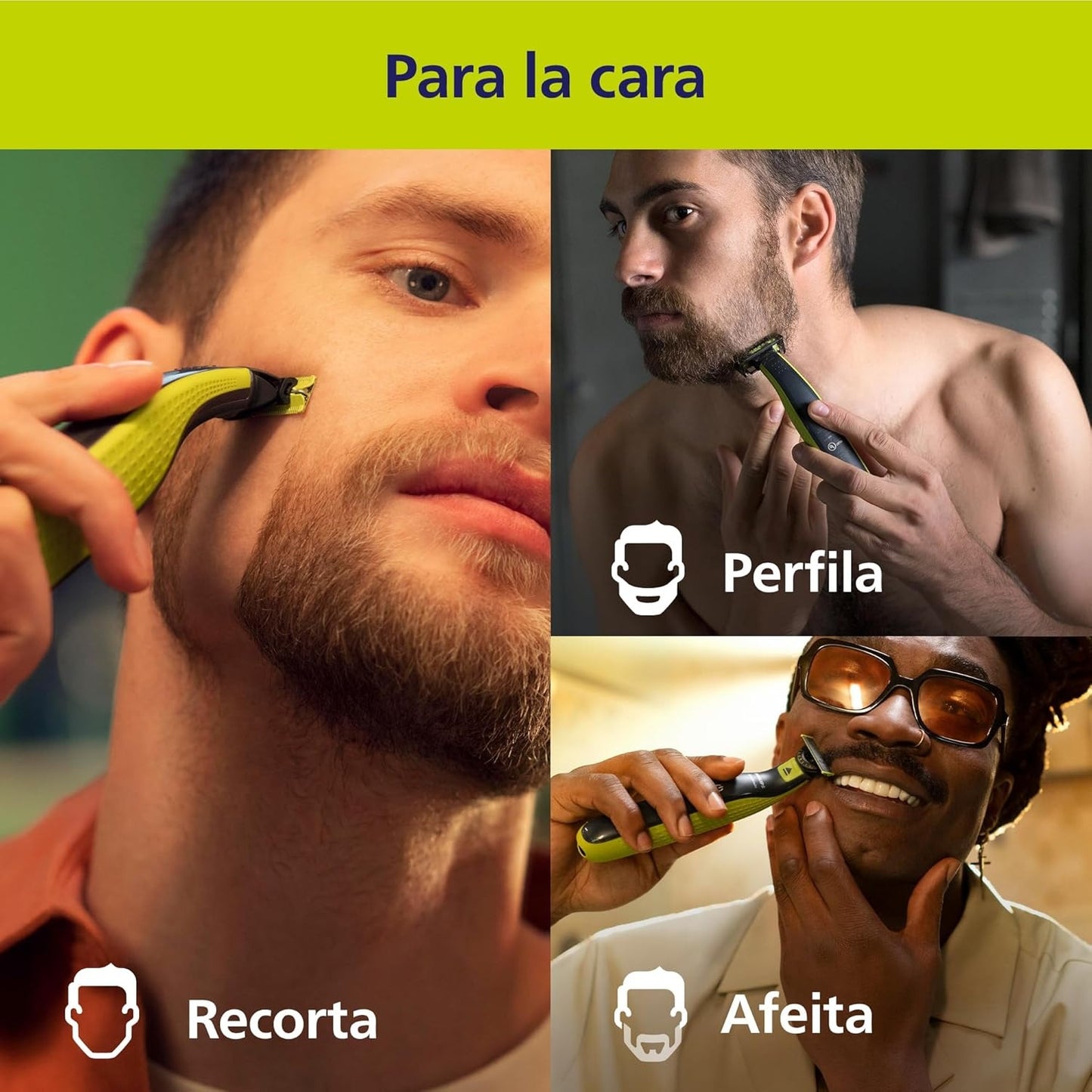 Philips OneBlade™ – Recortadora y Afeitadora Eléctrica