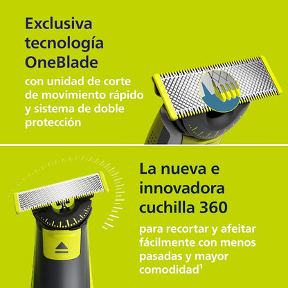 Philips OneBlade™ – Recortadora y Afeitadora Eléctrica