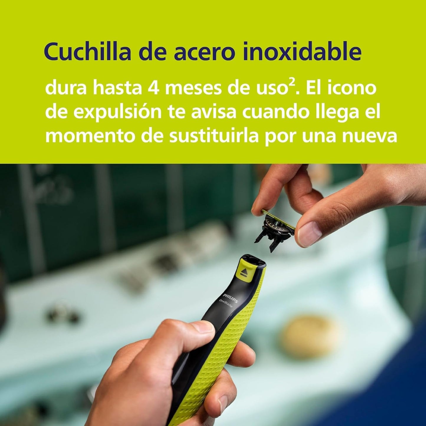 Philips OneBlade™ – Recortadora y Afeitadora Eléctrica