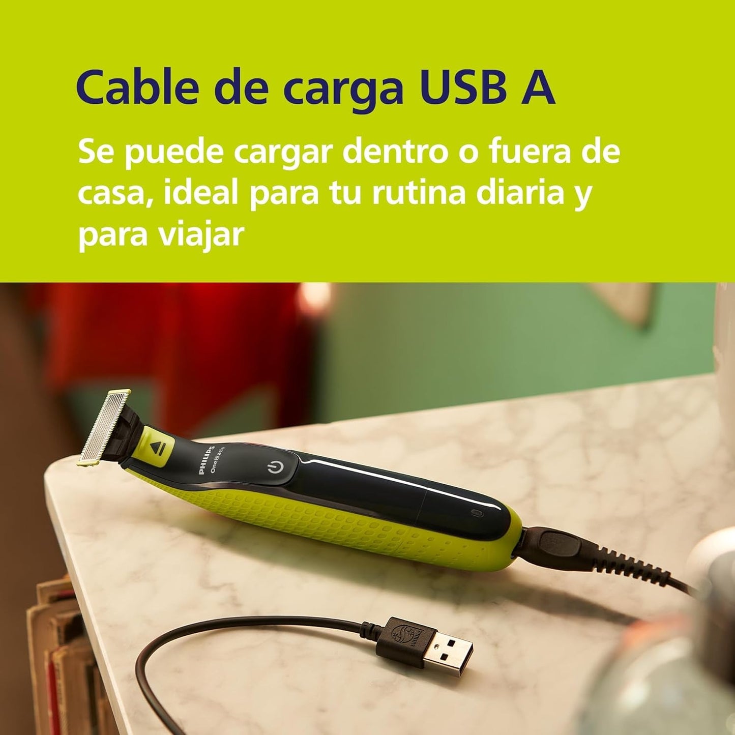 Philips OneBlade™ – Recortadora y Afeitadora Eléctrica